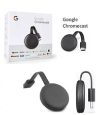 Image of Google Chromecast 3rd Gen HD NEW Unused Digital Media Streamer - Charcoal