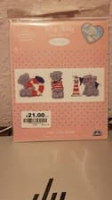 Image of DMC Tatty Teddy Cross Stitch Kit - Three Little Sailors- New and Sealed RRP £21
