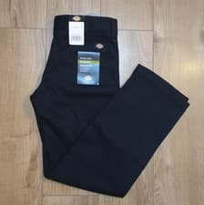 Image of Dickies 873 Slim Straight Workwear Work Pants Chino Trousers 32 X 32 Black New