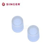 Image of 2x SINGER SEWING MACHINE BASE RUBBERS BOTTOM FEET CUSHIONS 1507 2259 3333 3709