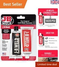 Image of Waterproof 8281 Cold-Weld Epoxy 10 oz - Quick Set Dark Grey Adhesive for Repairs