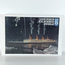 Image of Titanic 1000 Piece Puzzle FX Schmid 1996 New Sealed