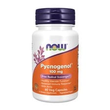 Image of NOW Foods Pycnogenol 100 mg 60 Veg Capsules, Vascular Health, Immune System USA*