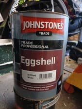 Image of Dulux Trade Eggshell Paint, 5L - Pure Brilliant White
