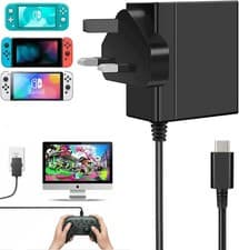 Image of For Nintendo Switch Fast Charging Charger Power Supply Adapter AC Type C cable