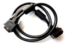 Image of L-COM 1M DVI MALE TO DVI MALE RIGHT ANGLE CABLE