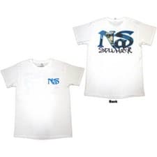 Image of Nas Still City Infill T-Shirt White New