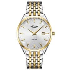 Image of Rotary Watch GB08011/02 Mens Two Tone Ultra Slim