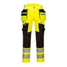 Image of Portwest DX4 Hi-Vis Detachable Holster Pocket Trousers Reflective DX442