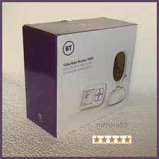 Image of BT 5000 Video Baby Monitor 3' SCREEN Night Vision LULLABIES Zoom Pan Tilt CAMERA