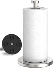 Image of VEHHE Stainless Steel Freestanding Kitchen Roll Holder with Suction Cups