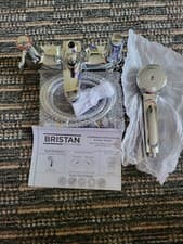 Image of Bristan Lever Bath Shower Mixer With Ceramic Disc Valves Chrome(VAL2 BSM C CD)