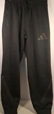 Image of Adidas JD9599 Mens' Small Z.N.E. Fleece Pants, Black