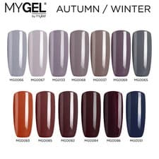 Image of Mylee MYGEL Autumn Winter UV LED Soak-Off Gel Nail Polish Colour Manicure 10ml