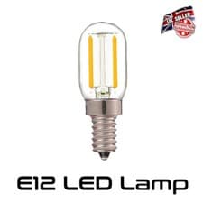 Image of E12 LED Bulb Filament Retro Lamp 1w (10w) Small Screw 240V Warm White Light