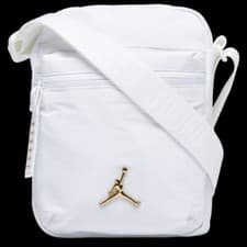 Image of Nike Air Jordan Jumpman Airborne Festival Crossbody Sling Bag White Gold