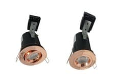 Image of Downlight Fire Rated RecessedFixed Tilt Kitchen Spot GU10 LED Ceiling Lights