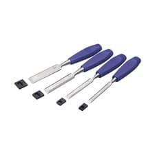Image of Draper 69619 Bevel Edge Wood Chisel Set (4 Piece)