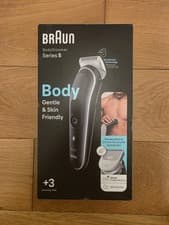 Image of Braun Body Groomer Series 5 (BG5350) Black/Silver, Men, Manscape, Rechargeable 