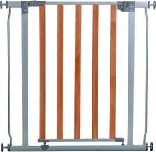 Image of Baby Safety Gate Wood & Metal, Pressure Mounted, 75-81 cm, H 76 cm, Dreambaby