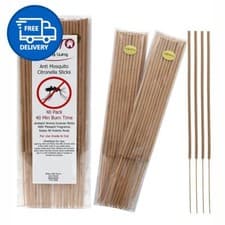Image of Citronella Incense Sticks Long Burning Incense Joss Sticks Pack of 40