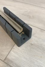 Image of Mini Plastic Mitre Block Box Cutting Box 45 & 90 Degree Cut Angles, scotia 