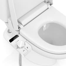 Image of Bidet Toilet Seat Attachment Self Cleaning Dual Nozzle Bathroom Water Spray NEW