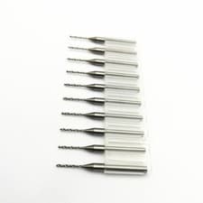 Image of KLOT HRC55 Whole Solid Carbide PCB Micro Drill Bit 0.25mm-2.95mm Shank 3.175mm