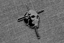 Image of Candlemass - Skull Logo Official Metal Pin Badge - 2 Pin Back & Enamelled