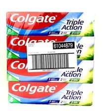 Image of Colgate Triple Action Toothpaste 6x75ml- Protection, Fresh Breath, Whitening