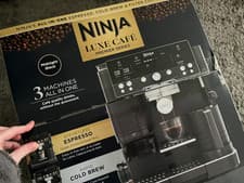 Image of BRAND NEW Ninja Luxe Café Premier Espresso Coffee Machine in Midnight Black
