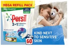Image of Persil Ultimate Powercaps Non Bio Washing Capsules, {60-240's}