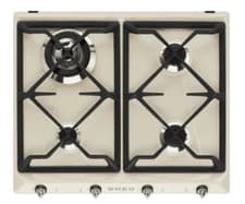 Image of Smeg SR964PGH - Cream 4 Zone Gas Hob