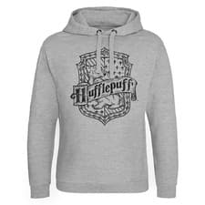 Image of Officially Licensed Harry Potter - Hufflepuff Washed Crest Epic Hoodie