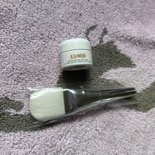 Image of LA MER~The Moisturizing Soft Cream~mini size with full sized brush! Rare! 