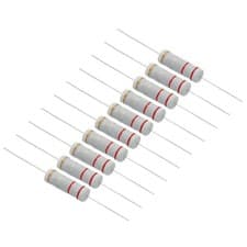 Image of 10Pcs 5W 0.22 Ohm 5% Tolerance Carbon Film Resistor, Axial Lead Resistors Kit