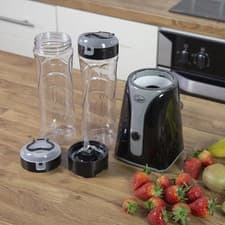 Image of Quest Personal Stainless Steel Blades Blender & Smoothie Maker Includes 2 ...