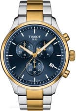 Image of Tissot Chrono XL Classic 45MM Blue Dial Two Tone Men's Watch T116.617.22.041.00