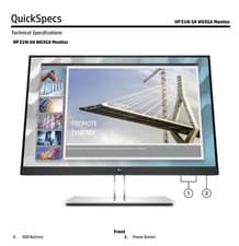 Image of HP E24i G4 24-inch WUXGA IPS LED Monitor , Diagonalne 61cm