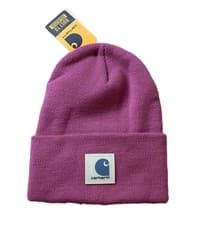 Image of Carhartt YouthAcrylic Watch Knit Hat Beanie - Color V73(Pink) - One Size