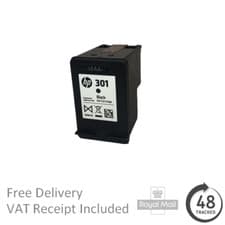 Image of Original HP 301 Black Ink Cartridge CH561E