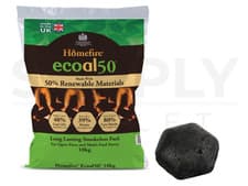 Image of Homefire 10KG Ecoal50 Smokeless Coal Open Fires Multi-Fuel Stoves Low Ash CO2