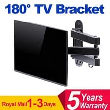 Image of Full Motion TV Wall Mount Bracket Swivel Tilt 22 26 32 40 42 50 55 Inch LED LCD