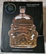 Image of Original Stormtrooper Decanter, Transparent, for Whiskey, Bourbon & Scotch 750ml