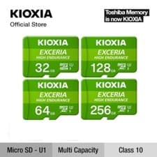 Image of Kioxia EXCERIA High Endurance 32GB 64GB 128GB 256GB MicroSD SDHC SDXC Card TF U3