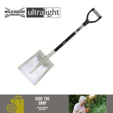 Image of Wilkinson Sword Shovel 1000 mm Ultralight Aluminium Lightweight Durable Shovel