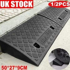 Image of 1-2x Heavy Duty Ramp Kerb Ramps Driveway Car Vehicle Threshold Ramp Curb Tool
