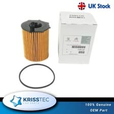 Image of 1109AY Citroen Peugeot Oil Filter Engine 1.4 1.6 HDI Genuine