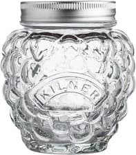 Image of Kilner Berry Fruit Jam Jars Glass Screw Top Preserve Jars 400ml 0.4 Litre