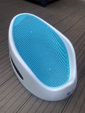 Image of Angelcare Soft Touch Baby Bath Support Aqua Blue